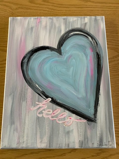 Heart Canvas Painting